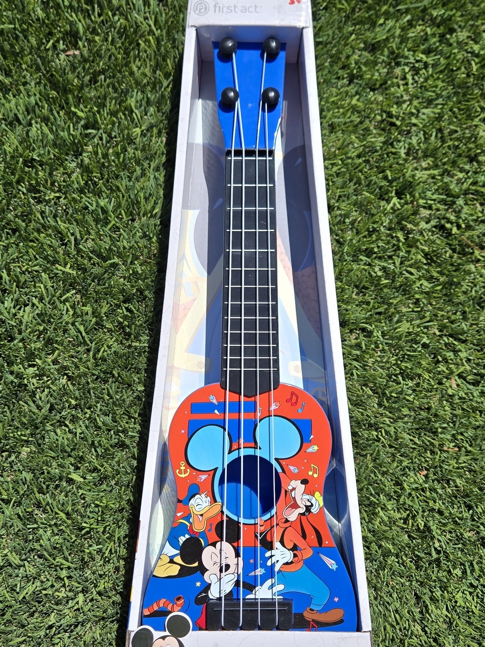 Kids Blue Mickey Mouse Ukulele NEW